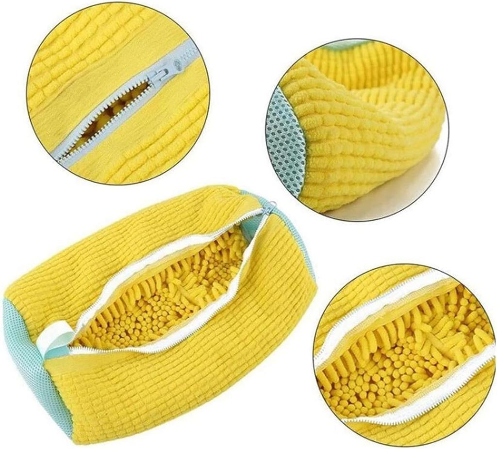 Reusable Shoe Cleaning Bag for Washing Machine Durable Sneaker Washing Bag for Washer and Dryer For Household Cleaning