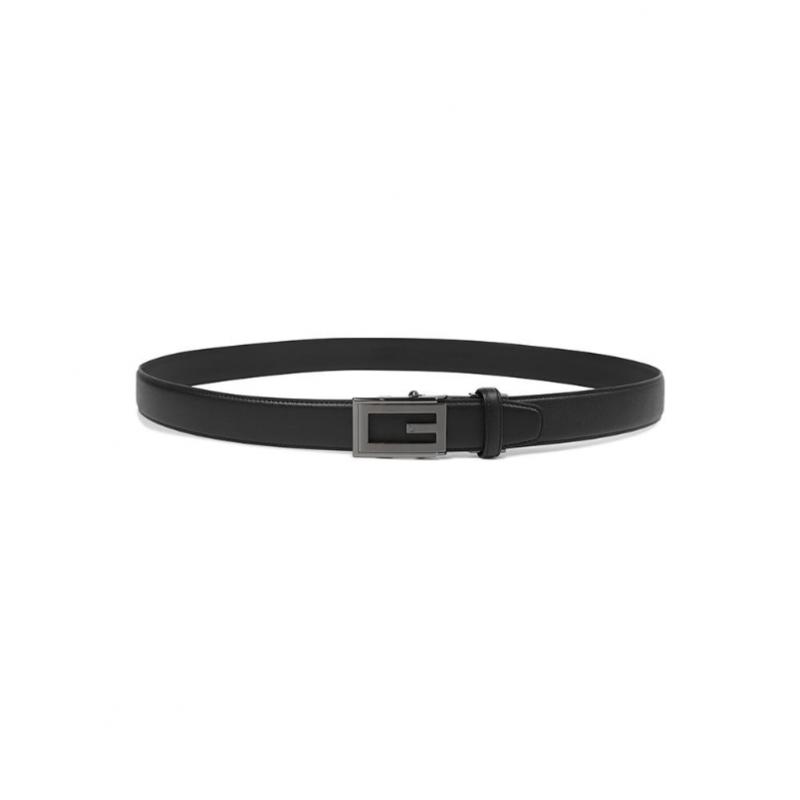 Benovero Men S Auto Belt Black Satin Derby emboSSed All Metal Bmg1acb1252k1