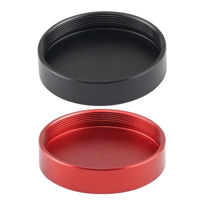 Volledig Metalen Stofkap voor Telescooplens Beschermhoes M42 x 0,75 mm voor Astrofotografie Geanodiseerd Zwart/Rood