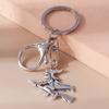 Fashion Stainless Halloween Keychain Charms Witch key Rings for Men Women Handbag Pendants DIY Handmade Holloween Jewelry Gifts