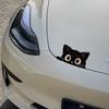4Pcs Creative Waterproof Car Electric Motorcycle Vinyl Stickers Stealing Sight Black Cat Decals Scratch Blocking Car Sticker