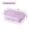Food grade silicone ice grid mold household refrigerator press type ice grid quick freezing easy demoulding mini small ice box