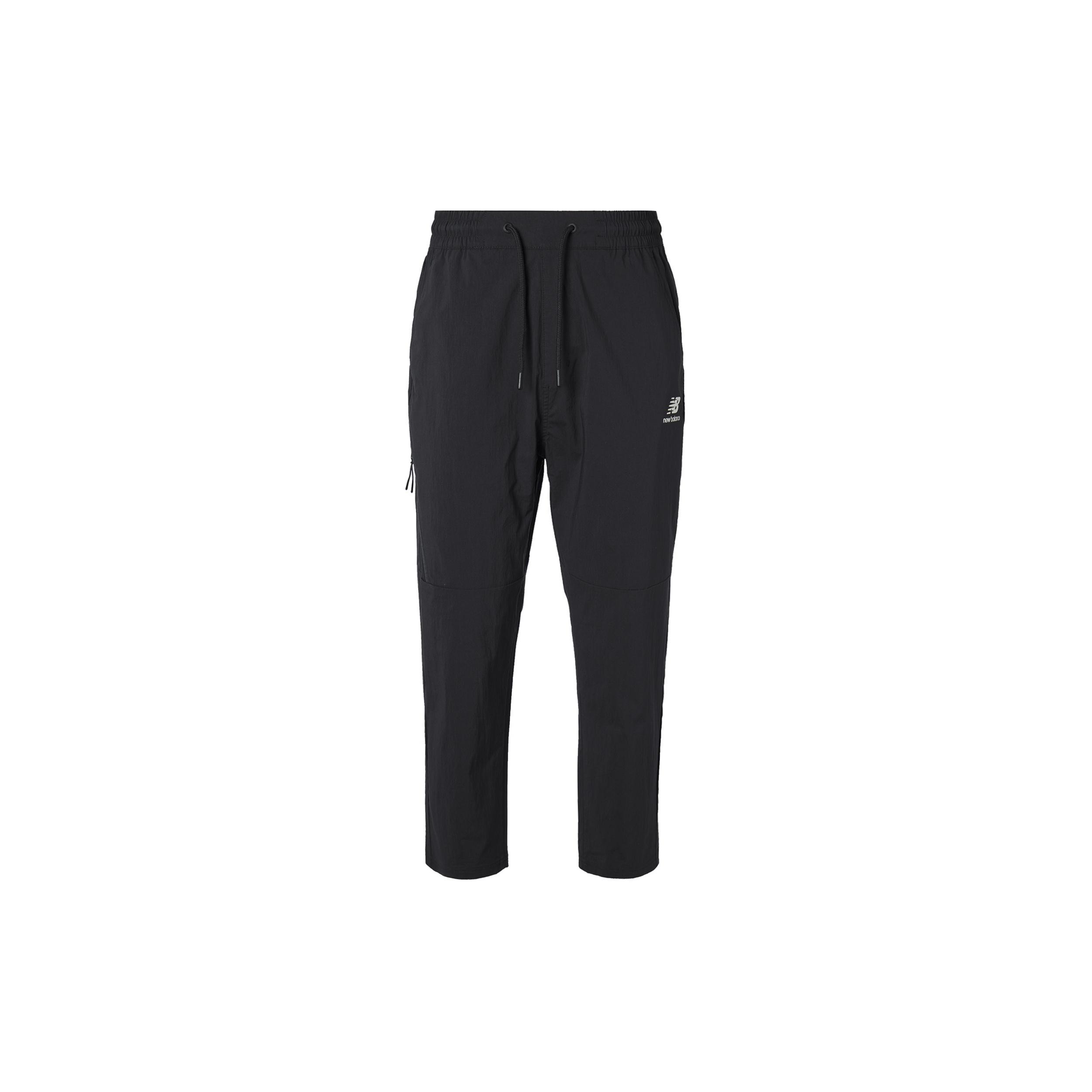 New Balance Logo Sport Pants Asia Sizing  Black  Men s AMP21374-BK M