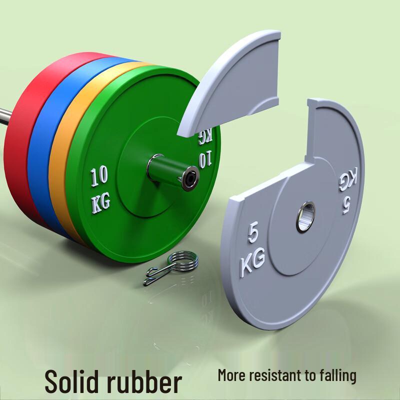 GK Rubber Weightlifting Barbell Plates