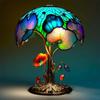 Kreative gebeizte Pflanze Serie Tischlampen Harz bunte Schlafzimmer Nachttisch Blume Pilz Retro Tisch Nachtlampe Atmosphäre Licht