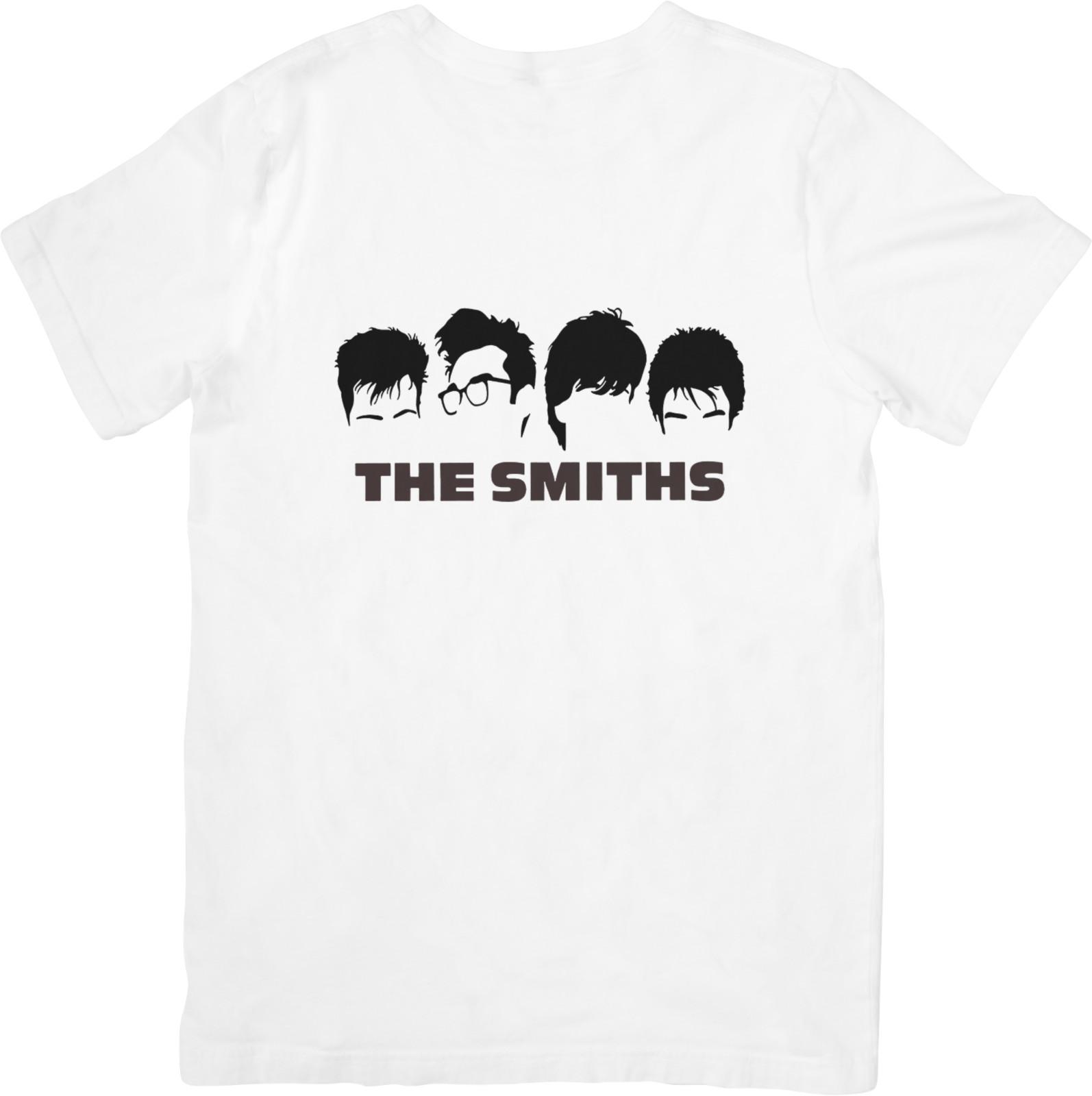 The Smiths Music Unisex Fit for Men Women Quality Cotton T-Shirt White. S