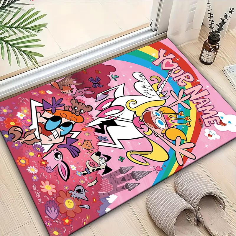 Custom Name Rug Dexter Power Adventure Area Rug Suitable for Indoor And Outdoor,Carpets for Homes, Offices,Living Rooms,Home Decor,Christmas Gift