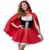 Kostým Červené Karkulky Plášť Maškarní Halloweenská Cosplay Pohádková Princezna pro Ženy Dospělé