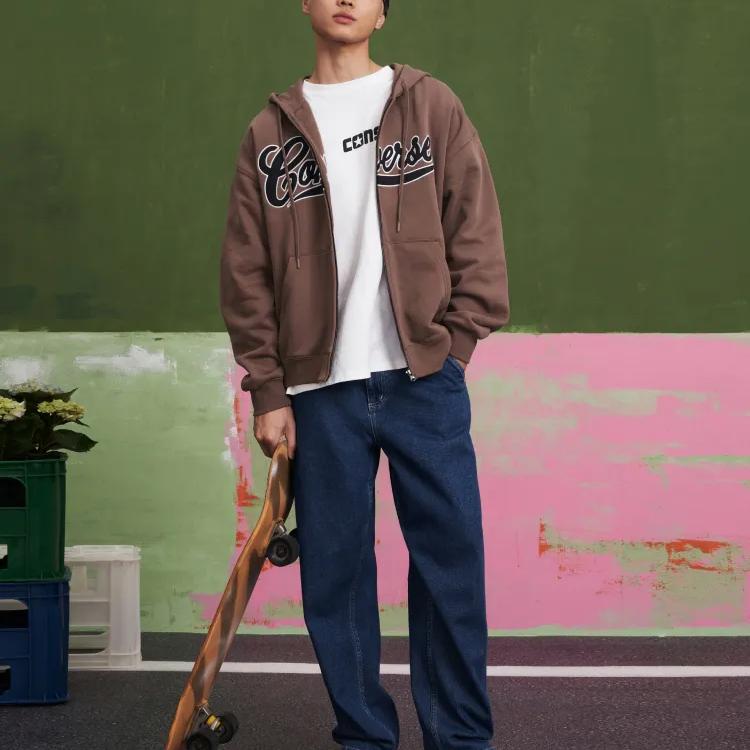Converse Sweatshirt Men's Brown 10026949-A01