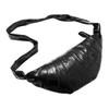 Lemaire Cotton Croissant Bag Croissant Shoulder Bag Medium Women's Black BG0001-LF1329-BK999