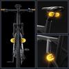 1 Set Useful USB Rechargeable Wireless Bike Taillight Bicycle Rear Lamp LED Warning Light for Night Riding