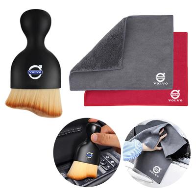 Nettoyage de Voiture Brosse Douce Serviette Chiffon Chiffon Enlève-poussière Enlève-poussière Pour XC90 V90 V60 XC60 V40 S80 S60 S90 C40 XC40 V70 XC70 C30 C