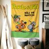 Boule & Bill Wall Tapestry Aesthetic Wall Hanging Printed Fabric Blanket Decorative Tapestries for Bedroom Living Room Home Decor