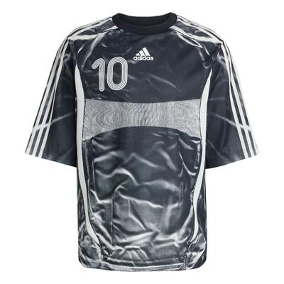 adidas SS25 Adilenium Teamgeist Bedrucktes Locker Geschnittenes Klassisches Kurzarm Fußballshirt Herren Oberteile KF8522