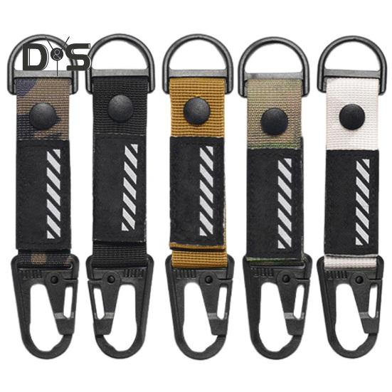 Fibbia a Nastro Multifunzione da Esterno Portatile per Impieghi Gravosi Regolabile Nastro di Fissaggio Campeggio Escursionismo Zaino Vita Appesa Fibbia a Molla