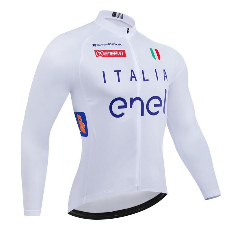 2026 Italia Pro Team Prodyšný Dlouhý Rukáv Pánský Cyklistický Dres Sada Oblečení na Horský Kolo Podzimní Cyklistické Oblečení Maillot Ropa Ciclismo