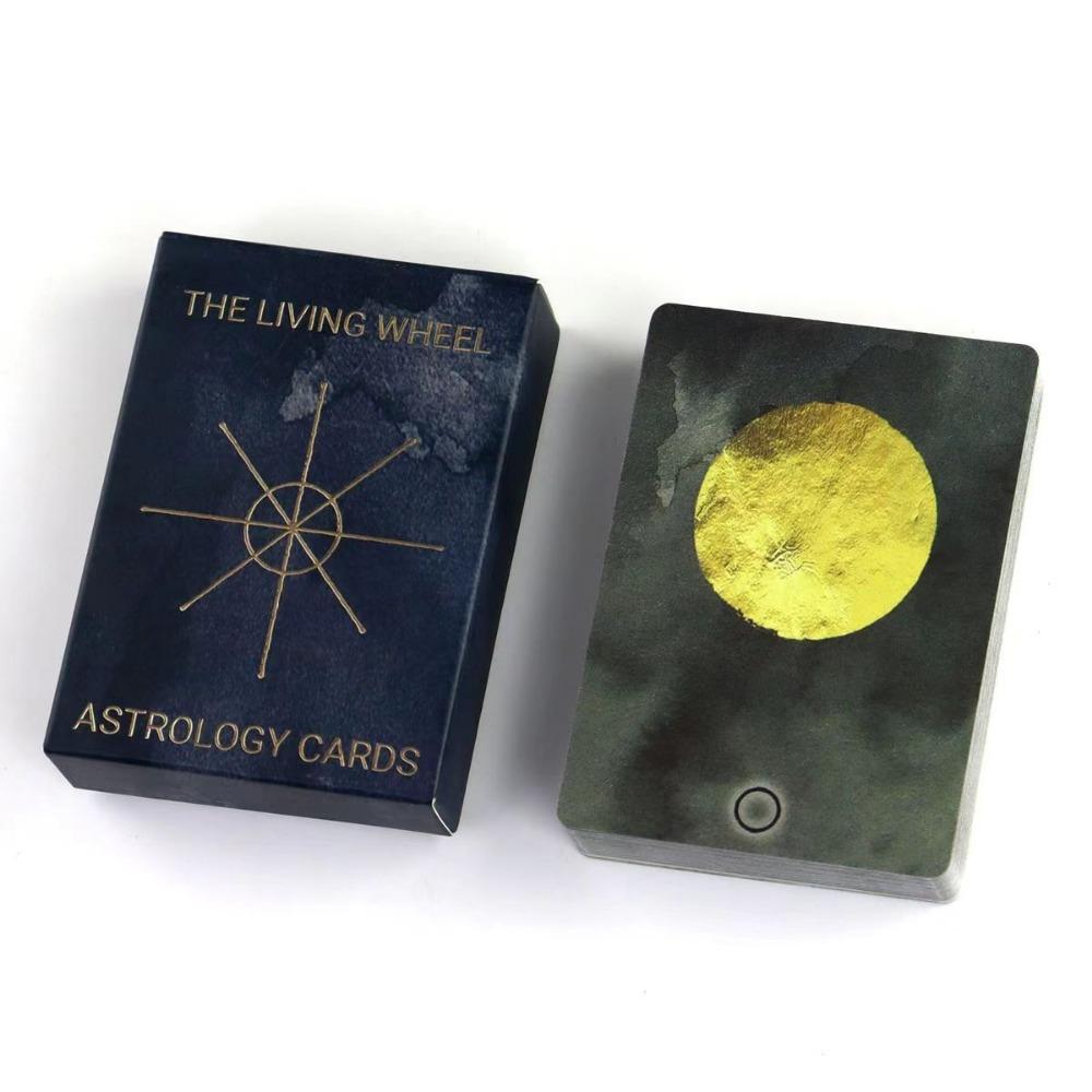 9*6cm Die Leben Rad Astrologie Karten 55 Pcs Oracle Karten