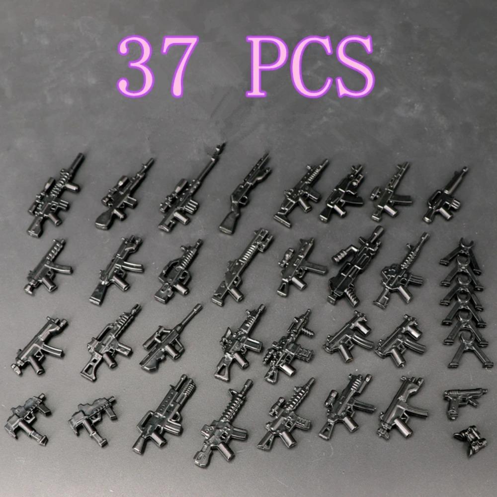 MOC Weaponry Rifle Pistol Equipment Set Guns Military Weapons Compatible Figures Building Block Brick Mini Children Toys Hobbies
