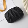 Women's Genuine Leather Pleated Wallet - Double Zipper, Multi-functional Coin Purse