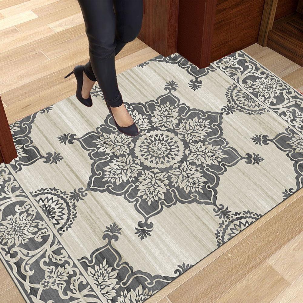 European Style Carpet Floor Mat Wear Resistant Bedroom Entrance French Floor Mat