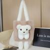 New Fluffy Koala Faux Fur Tote Bag - Large Capacity, High Fashion, Versatile for Autumn/Winter