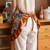 Designer Vintage Women Apron Home Kitchen Cooking Hanging Neck Art Smock French Lace Pocket Floral Smock Woman