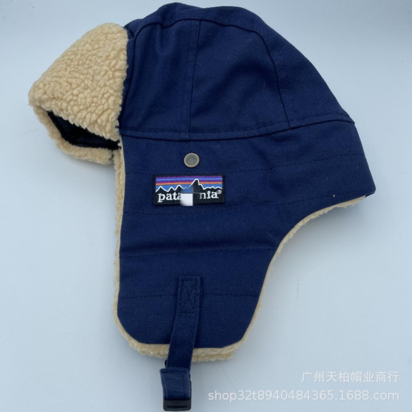 

Winter Lei Feng Hat, Stylish Earflap Hat, Outdoor Warm Windproof Snow Hat One Size Темно-синій