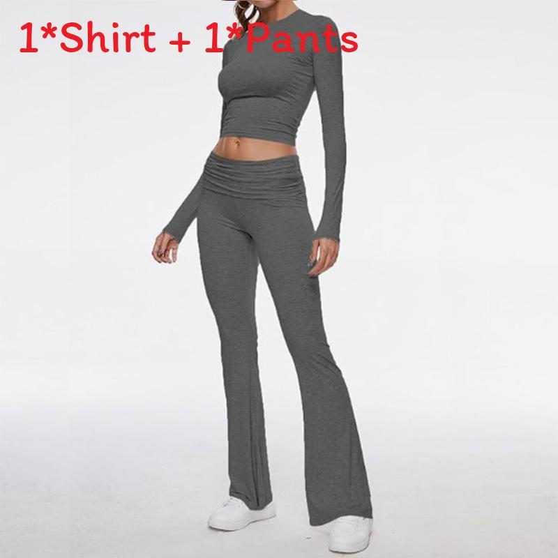 Womens Casual Suit With Polyester Spandex For Summer Comfortable Lounge Wear