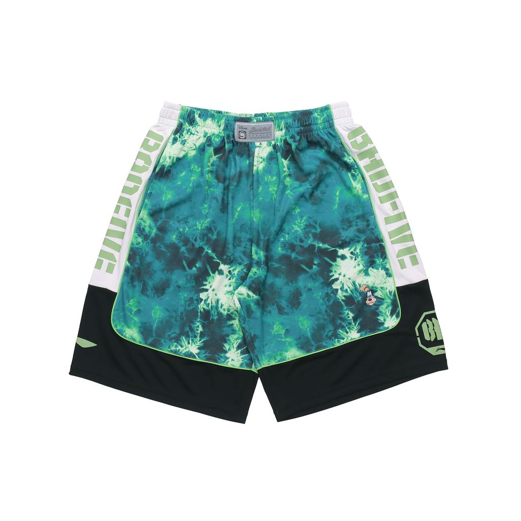 Li Ning X Disney Collaboration Basketball Game Sports Shorts Men shorts Green AAPQ105-4