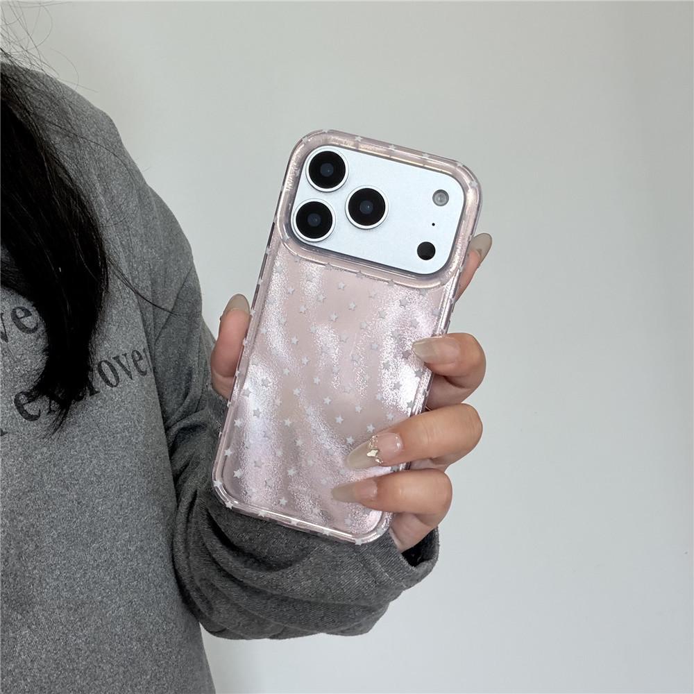 

Dopamine Star iPhone 17 Pro Case: Drop-Proof, Korean Style for Women, compatible with 16 Pro Max, 15, 14, 13. 16