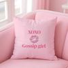 Classic Movie G-Gossip Girls Pillow Case Anti-Dustmite Pillowcase Invisible Zipper Silky Short Plush Sofa Cushion Cover