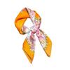 Wind Scarf Square Scarf Simulation Silk 70Cm Retro Cashew Print Literary Headband Suit With Decorative Scarf