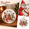 Christmas Cross Wall Decor for Living Room Fireplace Mantel Holiday Home Hanging Ornament