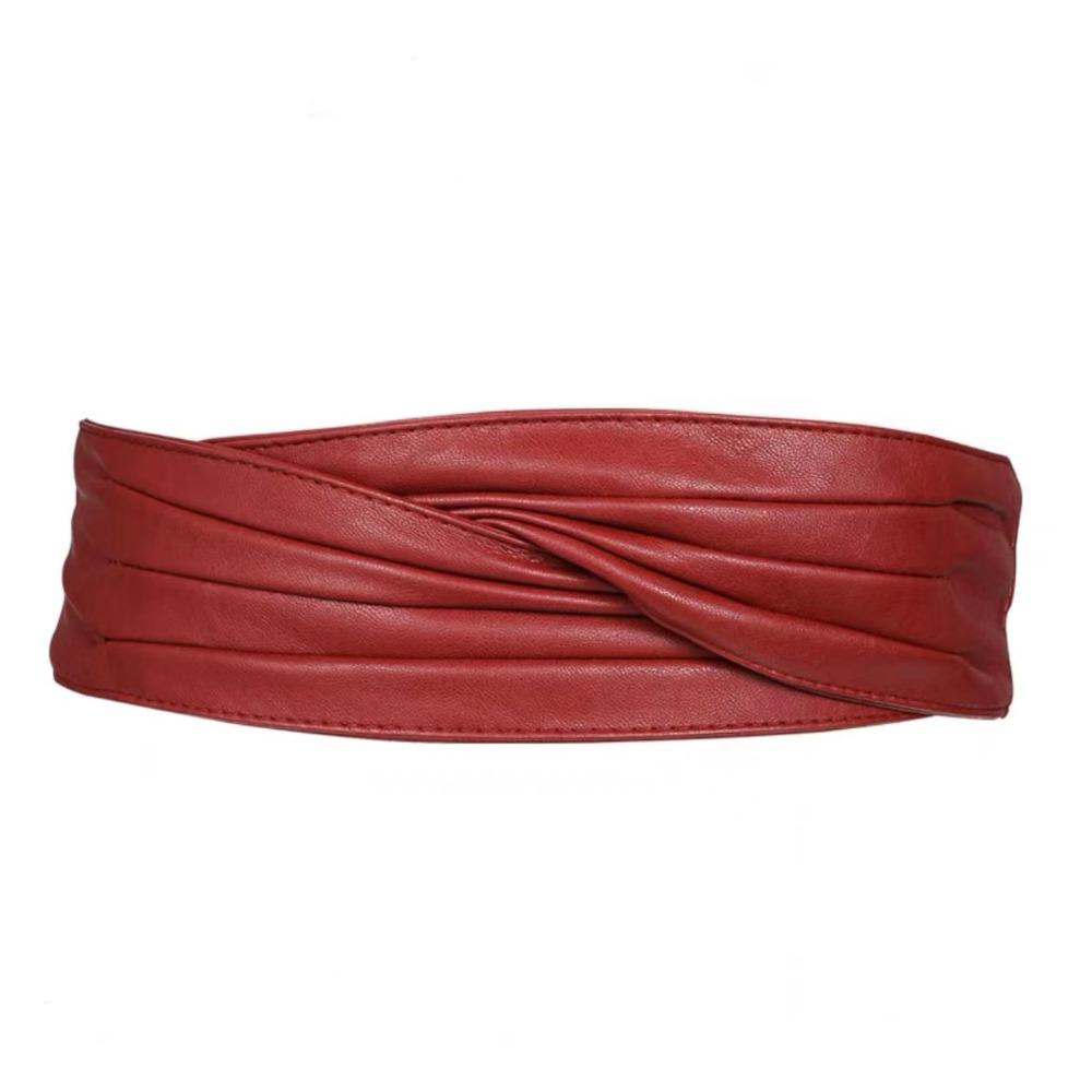 Elastic Women Waistband Elegant Dress Decoration Belts Sweet Wide Waist Belt Party Decoration