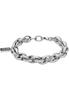 Diesel Steel Silver Stainless Steel Bracelet DX1514040 One Size Stainless Steel No One Stainless No Gemstones Men's Gemstones, Size, Steel,