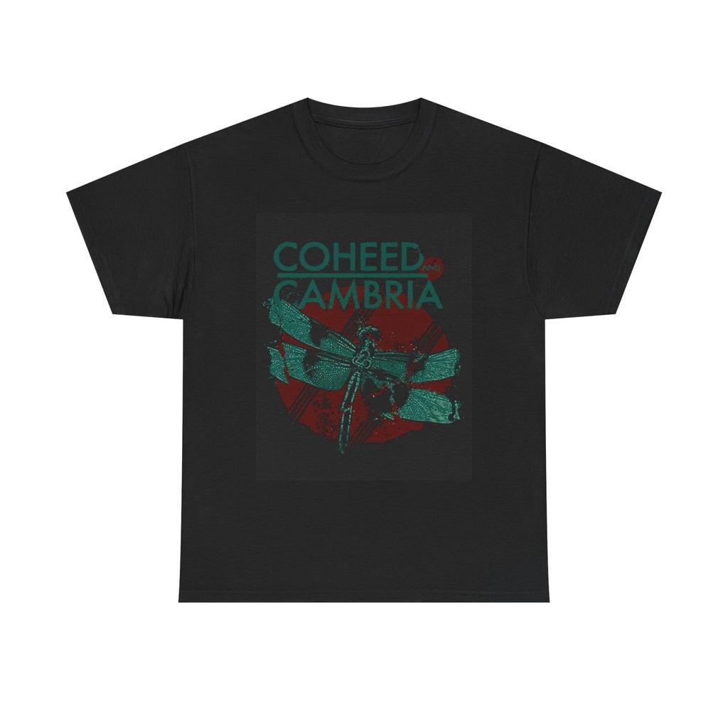 T-shirt Coheed And Cambria Retro Merch Band Rock Unisex Cotone Pesante 34