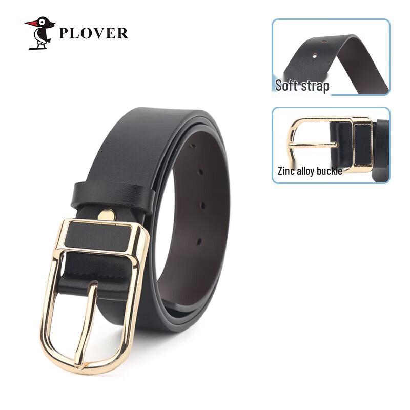 PLOVER Men s Automatic Buckle Split Leather Belt