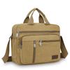 Classic Canvas Messenger Bag - Men's Crossbody Shoulder Tote for Work & Travel (Water Resistant Durable Handbag)