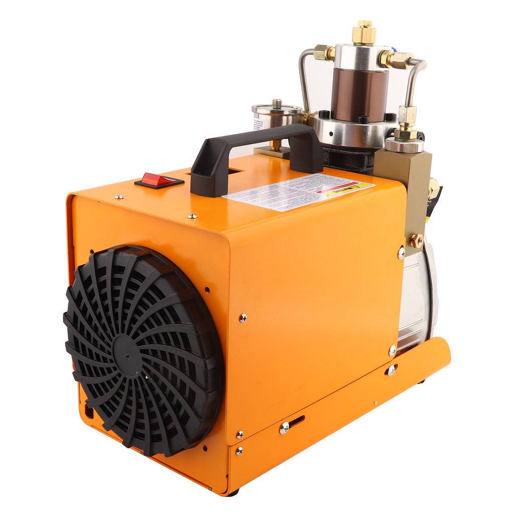 Air Compressor Pump 30MPa 4500PSI Inflator Electric Pneumatic Equipment with Pressure Gauge110V US Plug