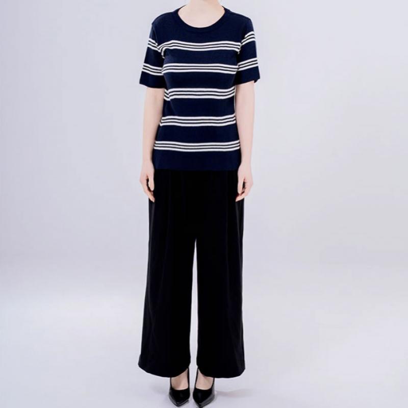 Elua Women S Color Block Knit looSe Fit