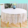 Simple Contemporary Pvc Dining Tablecloth With Waterproof Dustproof Surface For Living Room