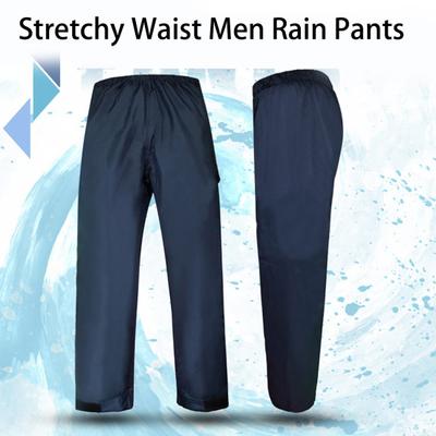 Comodi pantaloni antipioggia Pantaloni da ciclismo affidabili con cavallo profondo in vita elastica