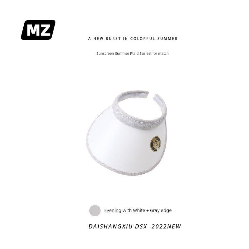 

Солнечная шляпа Женская летняя уличная защита от УФ-лучей Легче всего сочетать Соломенная плетеная кепка-козырек Защита от солнца Носить Сочетается с хорошими вещами Летняя шляпа Женская C1197 Evening with White + Grey Edge Adjustable