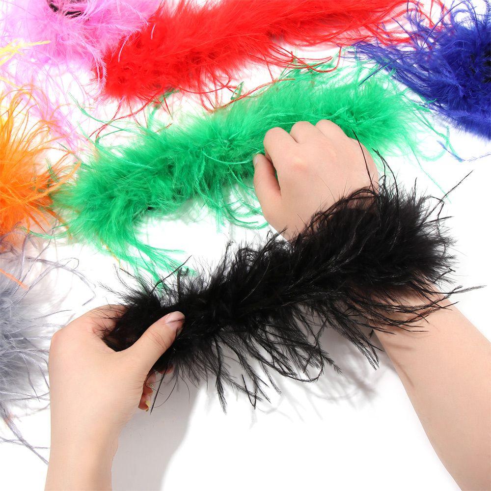 Children Gift Wrist Decoration Cuff Sleeves Slap Ring Ostrich Feather Slap Bracelets Hair Accessories Patting Circle Wristband