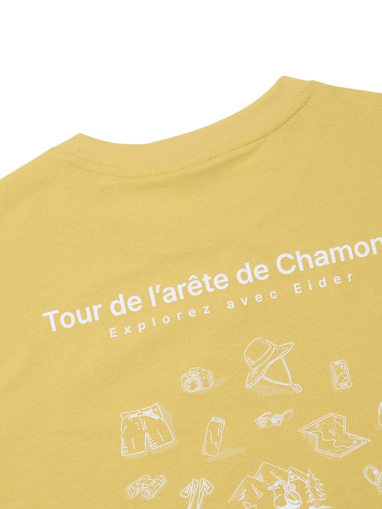 EIDER Verdon Uni Graphic Short Sleeve Round Neck T-Shirt_Honey Mustard