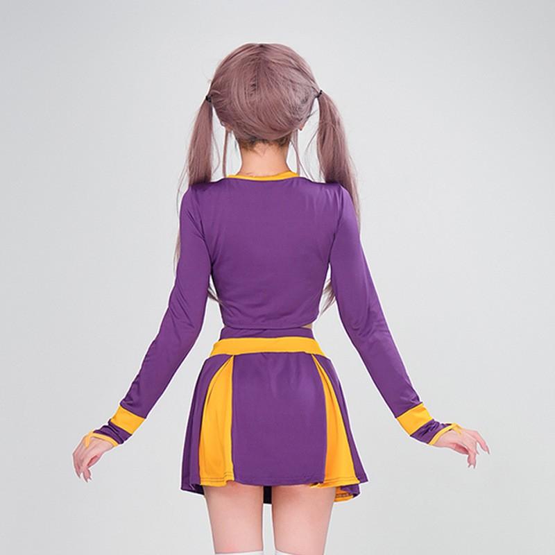 Womens Sexy Cheerleading Costume Halloween Cosplay Outfit Sports Events Stage Performance