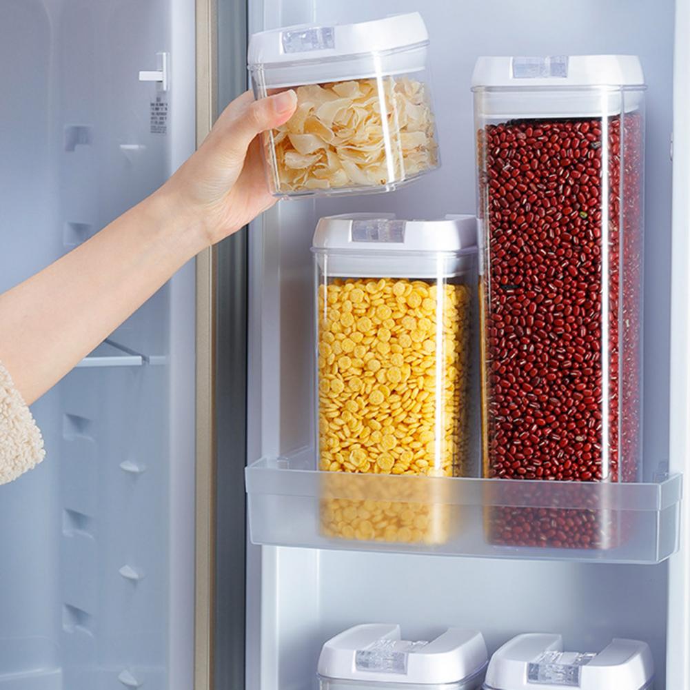 FAIS DU Food Storage Jar With Lid Kitchen Container Kitchen Organizer Stackable Dustproof Moisture Resistant Kitchen Accessories