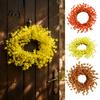 Decorative Flowers for Mantel Artificial Fall Fabric Wreath Front Door, Autumn Harvest Floral Wall Decor Wreath, Thanksgiving Halloween Farmhouse