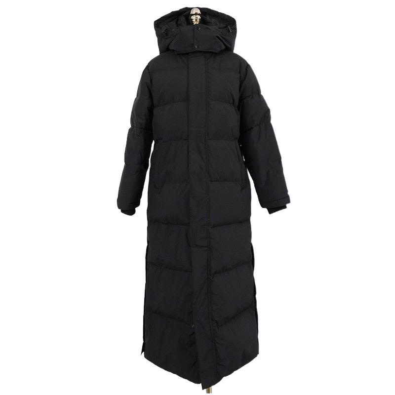 Parka Invernale Giacca Lunga Spessa Cappotto da Donna Casual Largo Lungo Sopra il Ginocchio Soprabito Abbigliamento Femminile Capispalla Cotone Piumino Cappuccio