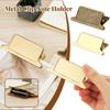 Alloy Paper Clip Anti-slip Securing Clips Retro Binder Clips  for Office Home School